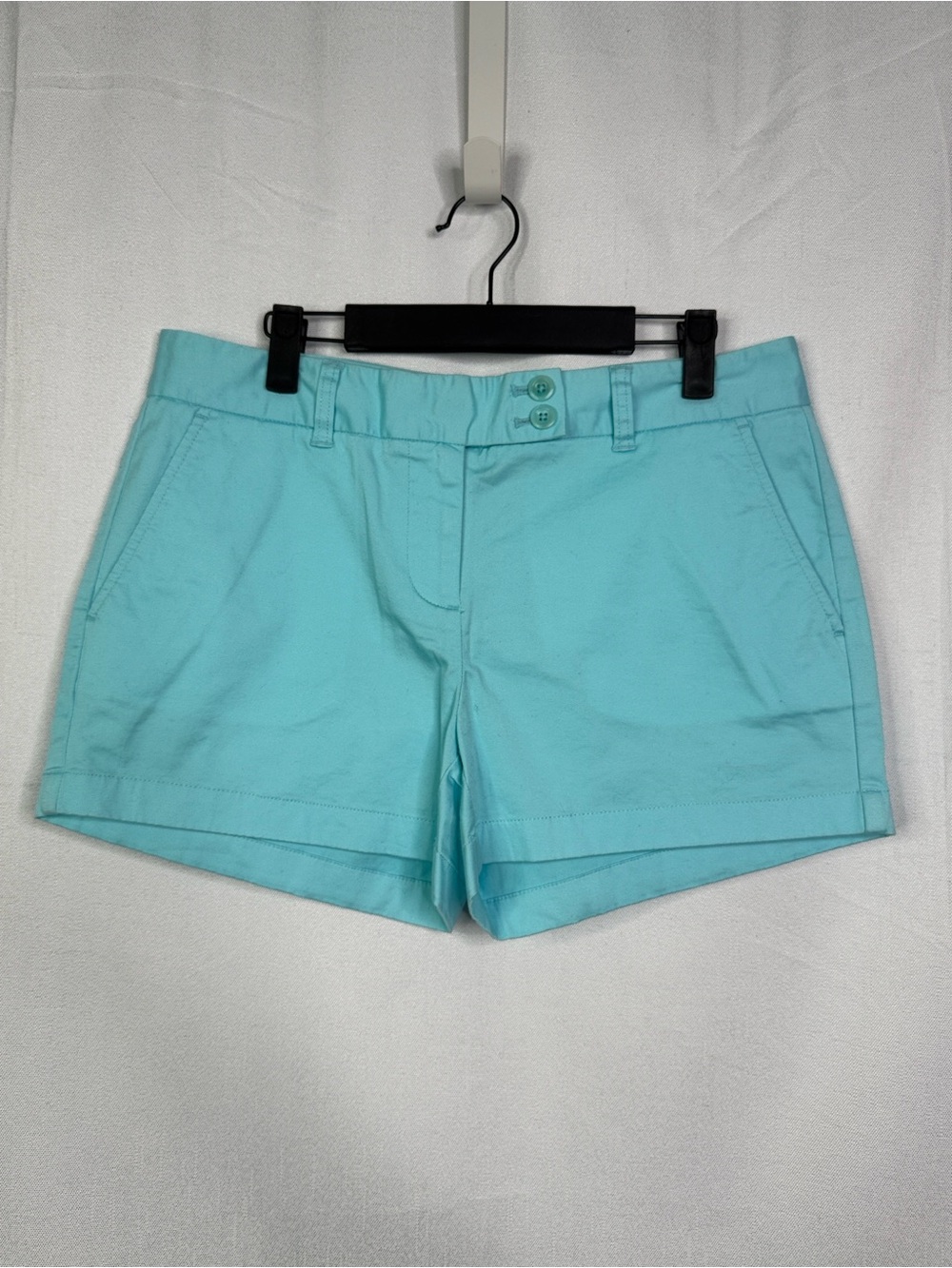 Vineyard Vines Women's Light Aqua Cotton Shorts
